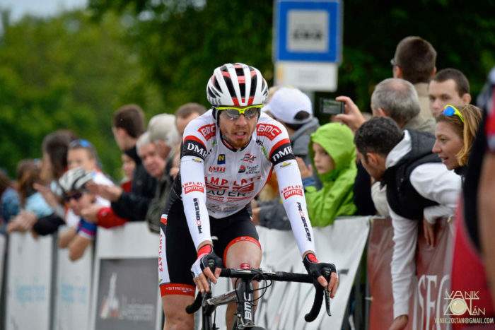 A 2. V4 Kerékpárverseny záró futamának legjobb magyar versenyzője Kusztor Péter lett (Fotó: Vanik Zoltán)
