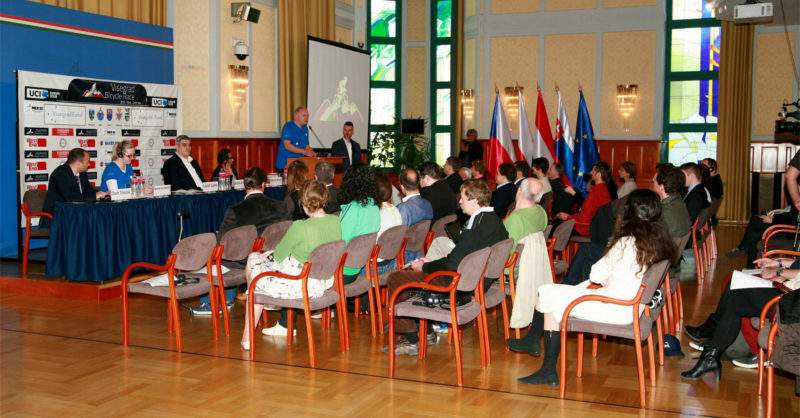 V4 Kerékpárverseny 2016, a sajtótájékoztató képekben