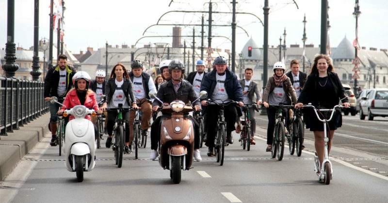 V4 Kerékpárverseny 2017, a sajtótájékoztató képekben